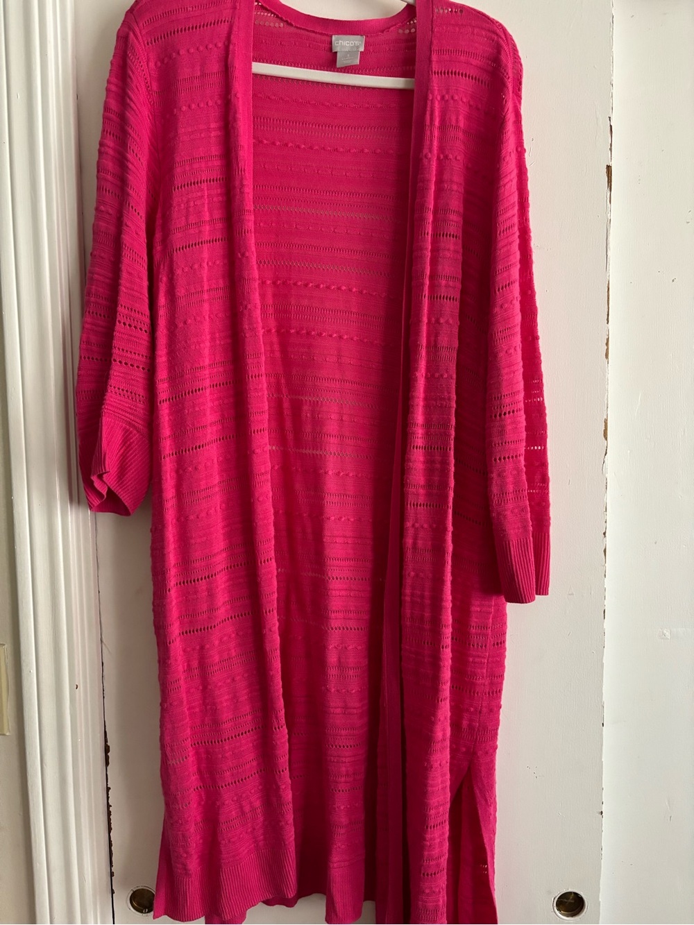 Chico's Bright Pink Knit Top